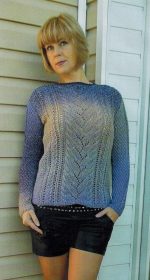 kak svjazat azhurnyj pulover spicami 150x280 - Вязаный ажурный пуловер спицами схемы и описание
